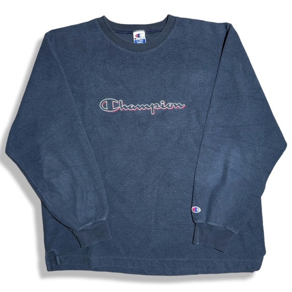 Champion Other - Vintage 90s Champion Inside Out Script Crewneck Sweatshirt